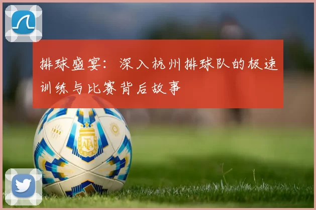 排球盛宴：深入杭州排球队的极速训练与比赛背后故事